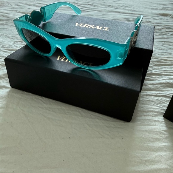 Versace Accessories - Versace Aqua Blue Sunglasses